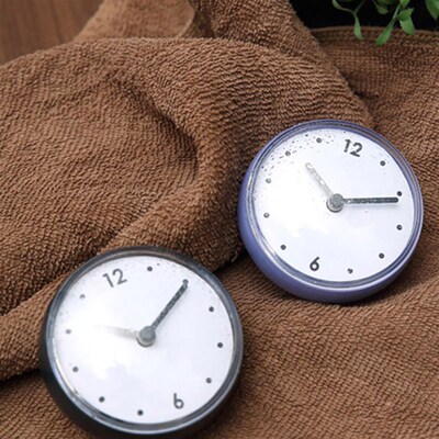 Cute Waterproof Sucker Alarm Clock Cartoon Kitchen Bathroom