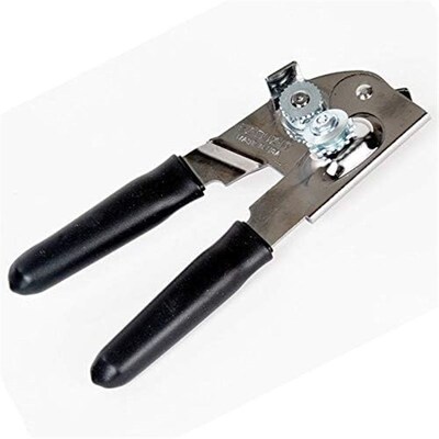 Can Opener with Black Grips Kitchen Gadget
