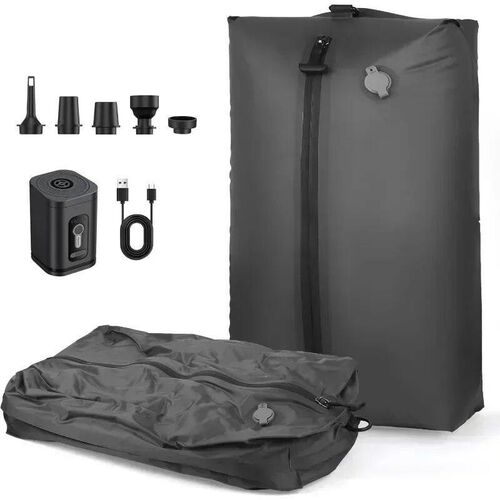 17L Vacuum Compression Bag with Air Pump Reusable Travel Sto
