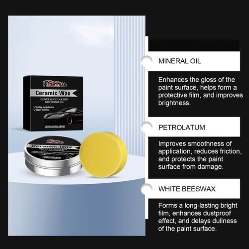 HOMONTH Car Care Wax - Enhances Paint Shine, Prevents Staini