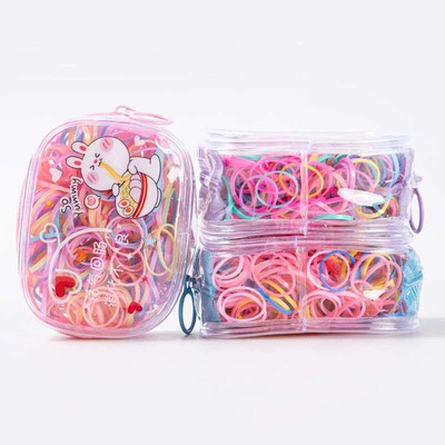 Zipper Bag Disposable Rubber Band Ba Hair Tie Small Rubber B