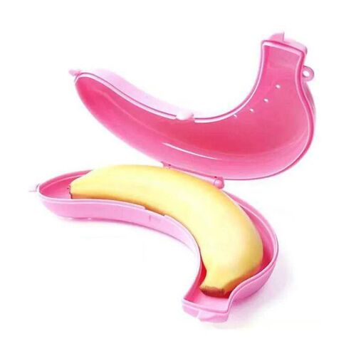 Banana Storage Box for Outdoor Travel Cute Banana Case Prote