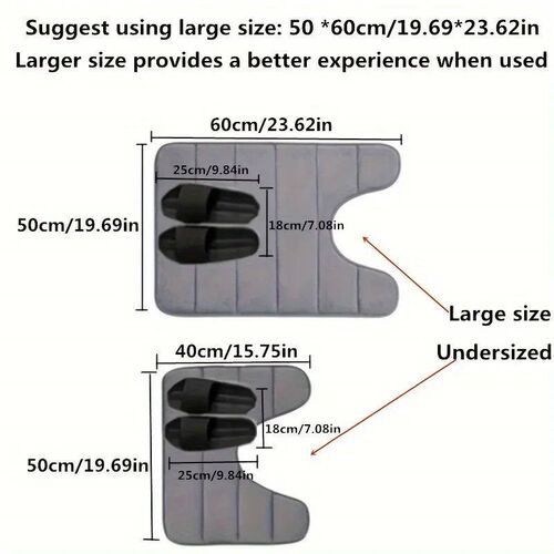 U-shaped toilet mat bathroom mat bathroom carpet bathroom ca