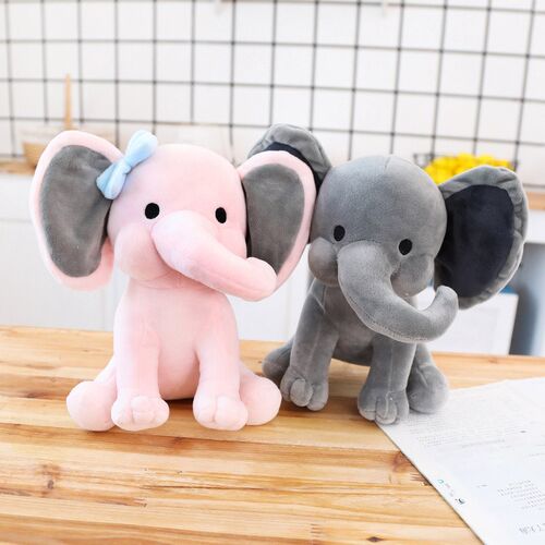Elephant Plush Toys Baby Room Decorative Stuffed Dolls for S