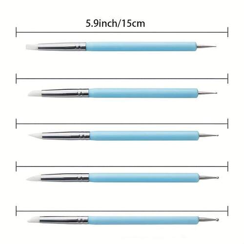 9pcs Pottery Tool Pieces Stylus Tools 2 Way Total 10 Differe