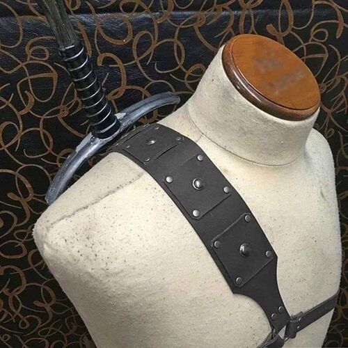 Medieval Sword Shoulder Back Sheath Scabbard Frog Holder For