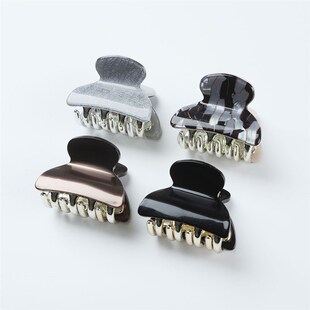 4PCS/Set 4CM Acrylic Flower Hair Claw Clip Women Girls Shinn