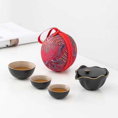Simple and Convenient Express Cup Pot Cup Ceramic Travel Kun