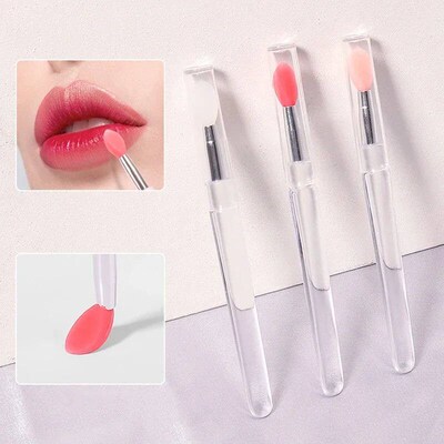 1/3/10pcs Portable Silicone Lip rush with ver Soft Multifunc