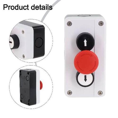 IP65 Switch Box Power Control Box 3-digit Model ABS+metal