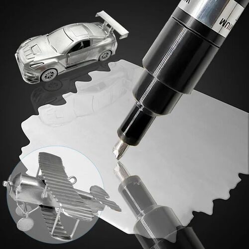 3/1pcs Mirror Marker Pen 2mm DIY Reflective Paint Pens Mirro