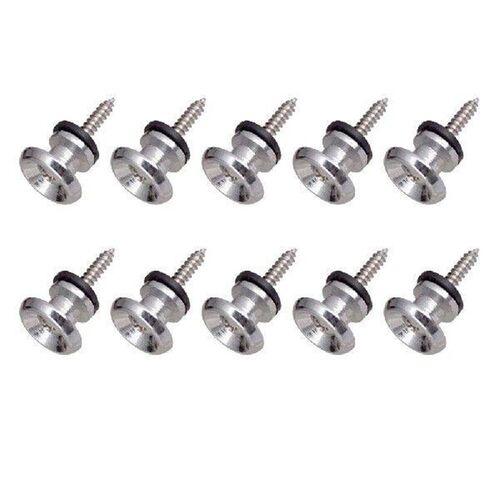 10Pcs Guitar Strap Locks Metal Guitar Strap Locking Pegs