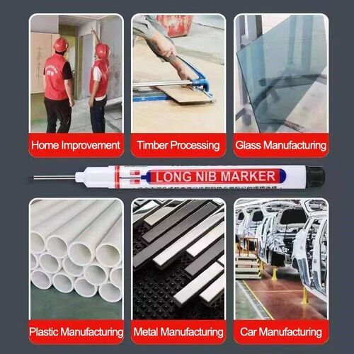 1pcs 20MM Red/Black/Blue/White/Green Ink Long Head Markers B
