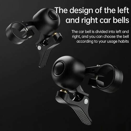 Bicycle Bell Left Right-Handed Users Bike Bell Clear Long So