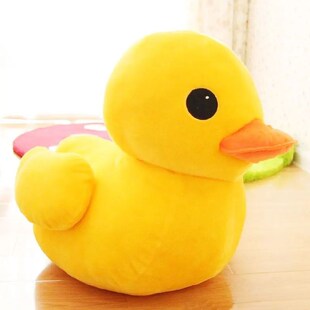 Big Yellow Duck Mini Plush Dolls Toy Cute Soft Cartoon Stuff