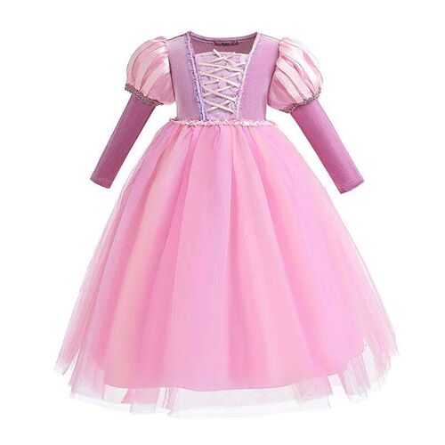 Girl Rapunzel Dress Children Birthday Party Princess
