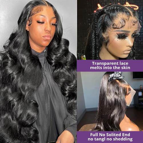 200% Body Wave Wig 13x4 13x6 HD Lace Frontal Human Hair Wig