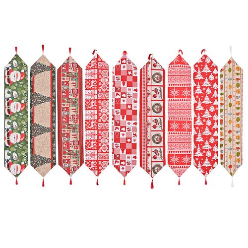 New Year 180*35cm  Christmas Table Runner Xmas Decorations