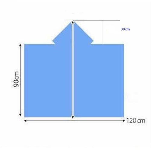 1 Pcs Portable raincoat disposable poncho unisex raincoat ba