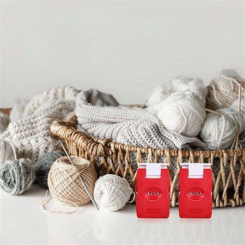 2 Pcs Knitting Counter Stitch Row For Needle Counters