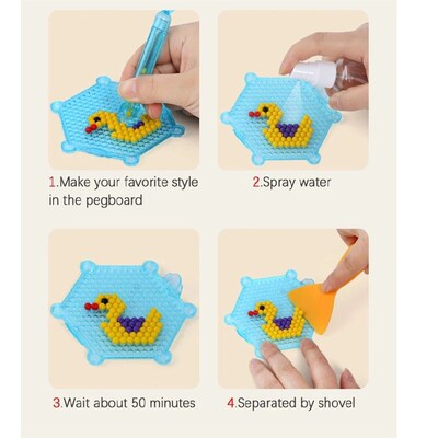 DIY Water magic Beads perlen Spray Hand Making 3D hama beads