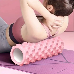 Yoga Column Gym Ftness Foam Roller Plates Exercse Back Muscl