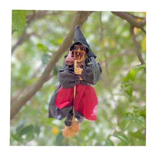 Halloween Talking Witch Decorations Hangings Witch Halloween