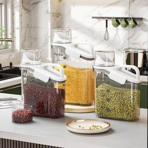 Rice Airtight Storage Container, Cereal Dry Food Flour Bin