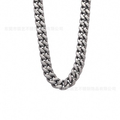 tendy mens double-sided brushed lettering titanium steel Cu