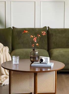 式中古风实木茶几客厅阳台代小户型家60924用日式现简约茶法桌发