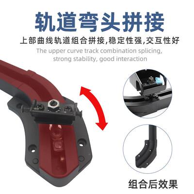 电动内配推巴士门轨道室过道门浴LSO室移门导平轨卧隐形门滑轨五