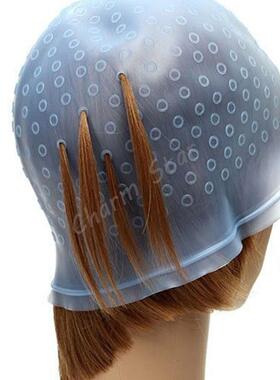 These reusable dye highlights cap hair colouring