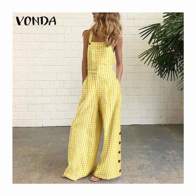 new temperament casual womens summer pocket checkered waist