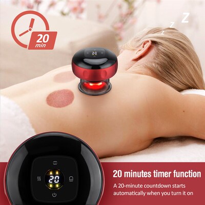 Electric Vacuum Cupping Massage Body Cups Anti-Cellulite The