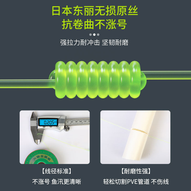 钓大物线组主线成品装青鱼鲢鳙草7.2米巨物主线组尼龙鱼线,户外/登山/野营/旅行用品,线组,淘宝优惠券,粉丝福利购,淘宝优惠卷