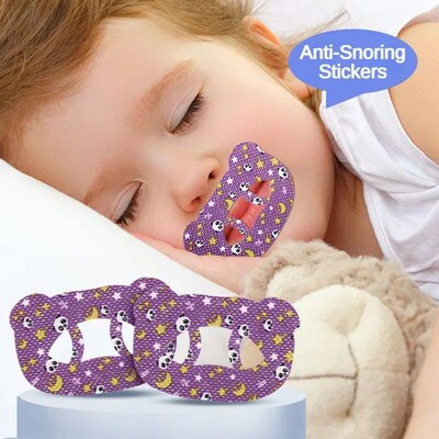 30Pcs Anti-Snoring Stickers Children Adult Night Sleep Lip N