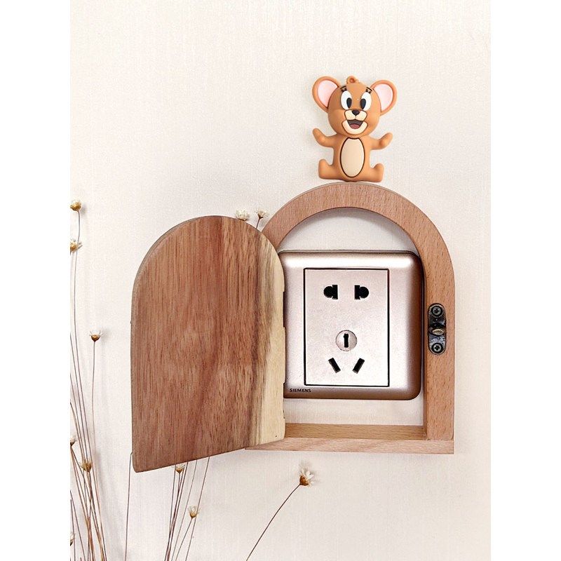 实木开关框遮挡插座按钮客厅保护盖子家用装饰墙贴面板边框遮盖,家居饰品,开关贴,淘宝优惠券,粉丝福利购,淘宝优惠卷