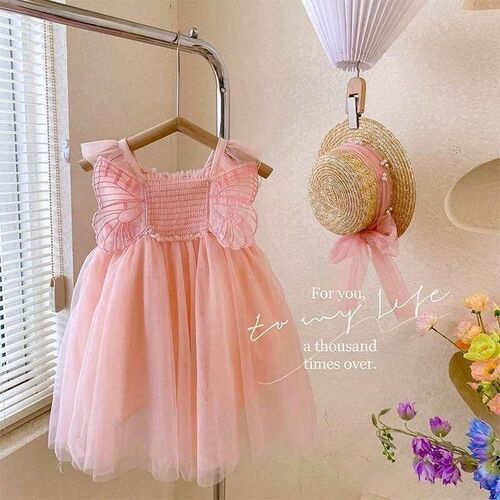 Girls Summer New Style Dress Childrens Western Style Girl