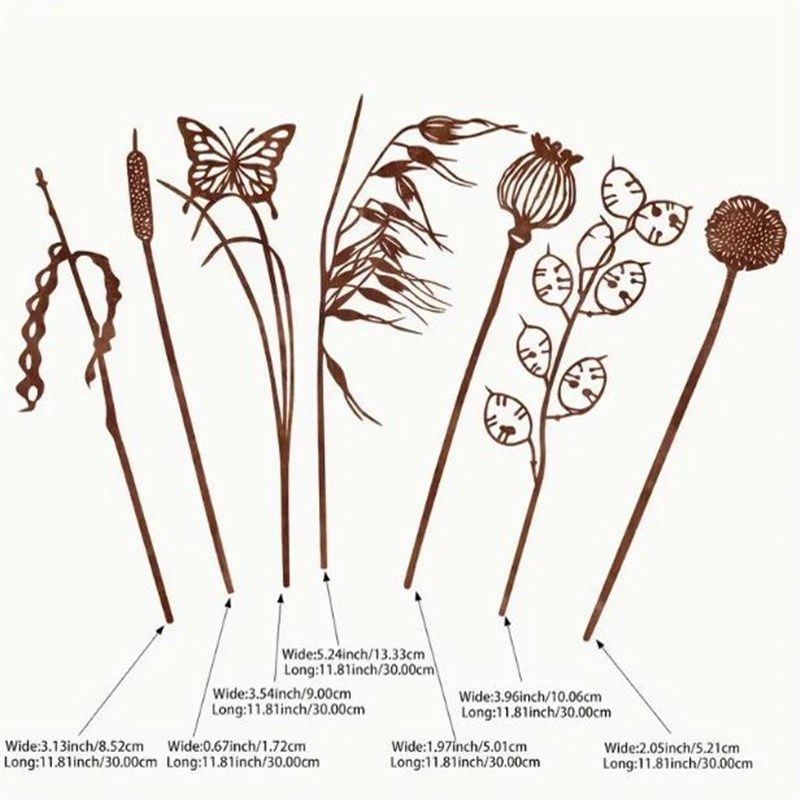 生锈的花草花盆花园装饰室外摆件铁艺工艺品金属铁艺插件摆件,家居饰品,户外/庭院摆件,淘宝优惠券,粉丝福利购,淘宝优惠卷