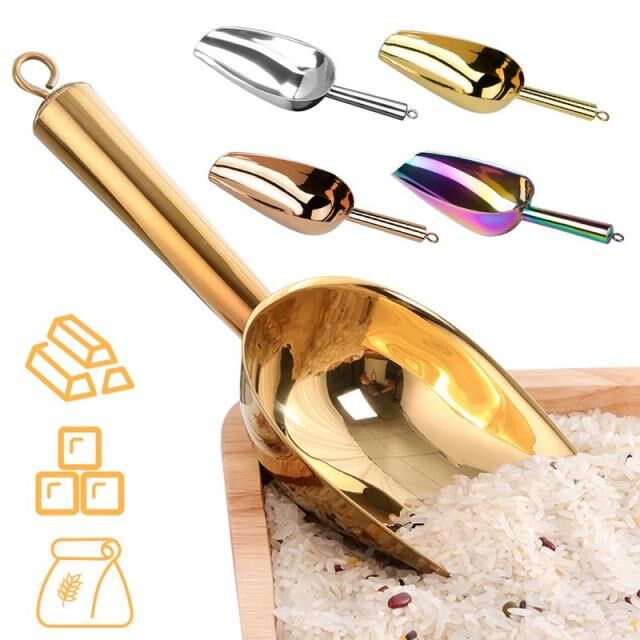 Home Buffet 9 Inch Stainless Steel Ice Scraper Candy Shovel