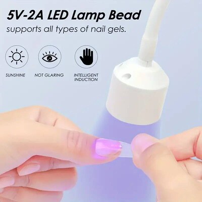 Nail Dryer Uv Led Nail Lamp Foldable Curing Lights Desk Lamp