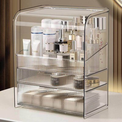 Cosmetic Storage Box Brush Holder Container Makeup Organize1
