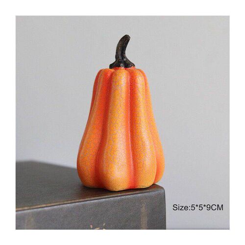 Halloween Resin Pumpkin Lamp DIY Creative LED Warm Lantern