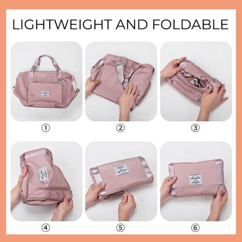 Super Large Capacity Folding Bag Travel Bags Tote Carry On L