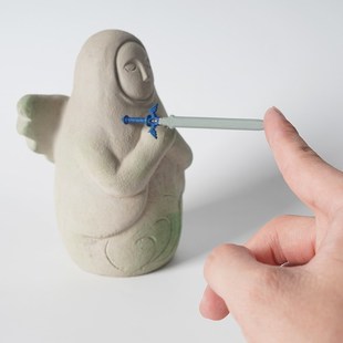 塞尔达传说旷野之息林克大师剑鱼缸造景摆件蛋糕装饰品王国之泪剑