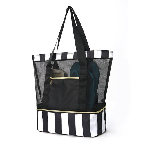 Feihong Double-layer Beach Bag Large Capacity Portable Swimm