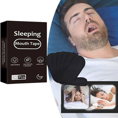 30Pcs Mouth Tape Sleeping Keep Mouth Close Prevent Snoring S