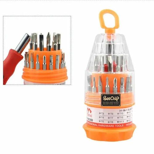 31PC Pagoda Type Universal Screwdriver Multitool Set Manual