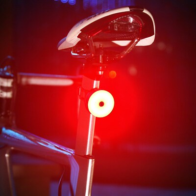 Red Led Rear Light Bicycle High Visibility Rechargebale Usb