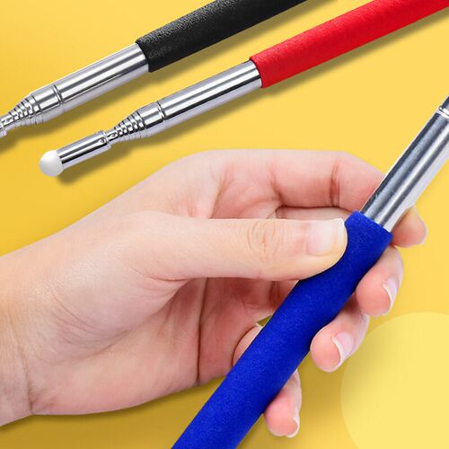 1M Hand Pointer Torch Whiteboard Pen Felt Head Telescopic
